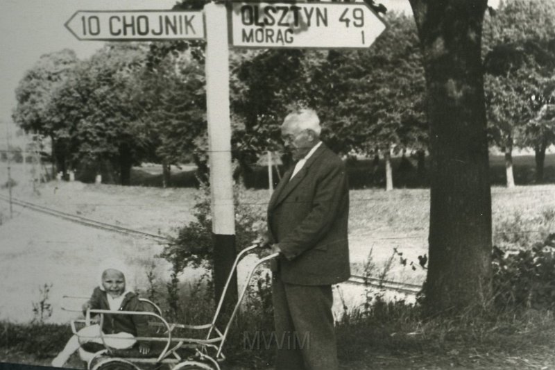 KKE 4174-120.jpg - Włodzimierz Zabagoński z wnukiem Jerzym